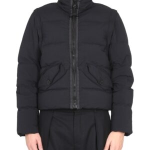 Discover the authentic TEN C men's DOWN JACKET WITH REMOVABLE SLEEVES in Black