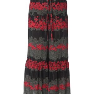Discover the authentic RED VALENTINO women's DREAMING PEONY PRINT TROUSERS in Black