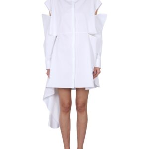 Refresh your wardrobe with the Alexander Mcqueen women's DRESS DAY in White
