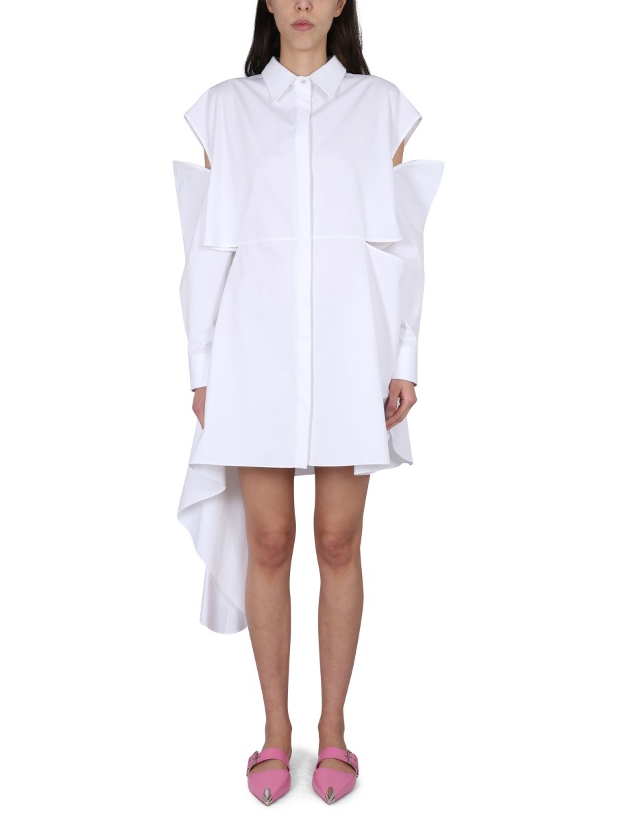 Refresh your wardrobe with the Alexander Mcqueen women's DRESS DAY in White