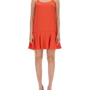 Explore the authentic MICHAEL BY MICHAEL KORS women's DRESS WITH CHAIN STRAPS in Red