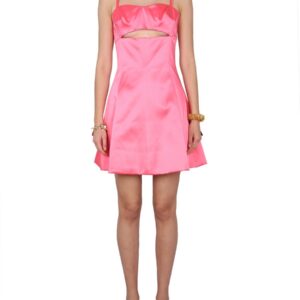 Refresh your wardrobe with the PATOU women's DRESS WITH CUT-OUT DETAILS in Pink
