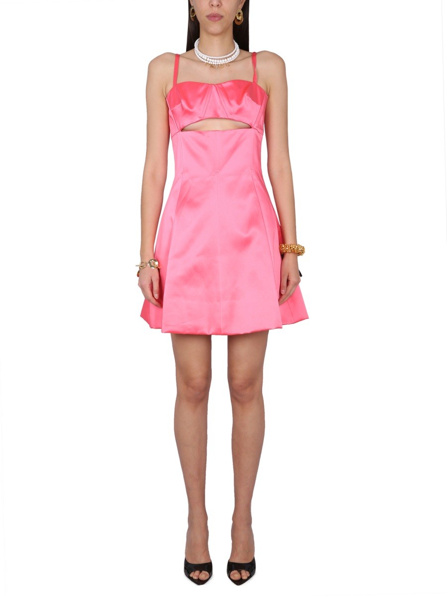 Refresh your wardrobe with the PATOU women's DRESS WITH CUT-OUT DETAILS in Pink
