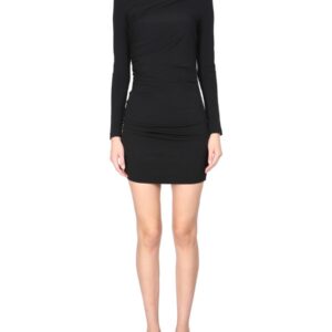 Refresh your wardrobe with the Dsquared2 women's DRESS WITH DRAPE in Black