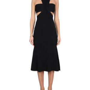Discover the authentic Alexander Mcqueen women's DRESS WITH HARNESS in Black