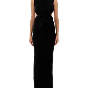 Refresh your wardrobe with the RICK OWENS women's DRESS WITH OPEN BACK in Black