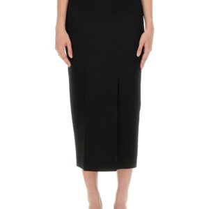 Refresh your wardrobe with the Moschino women's "ENVERSE" SKIRT in Black