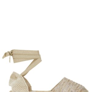 Discover the authentic MANEBI women's ESPADRILLE "VALENCIANA" in gold