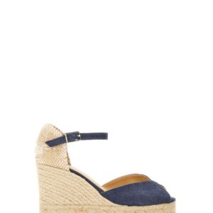 Elevate your look with the Castaner women's ESPADRILLE "WHITE" in Blue