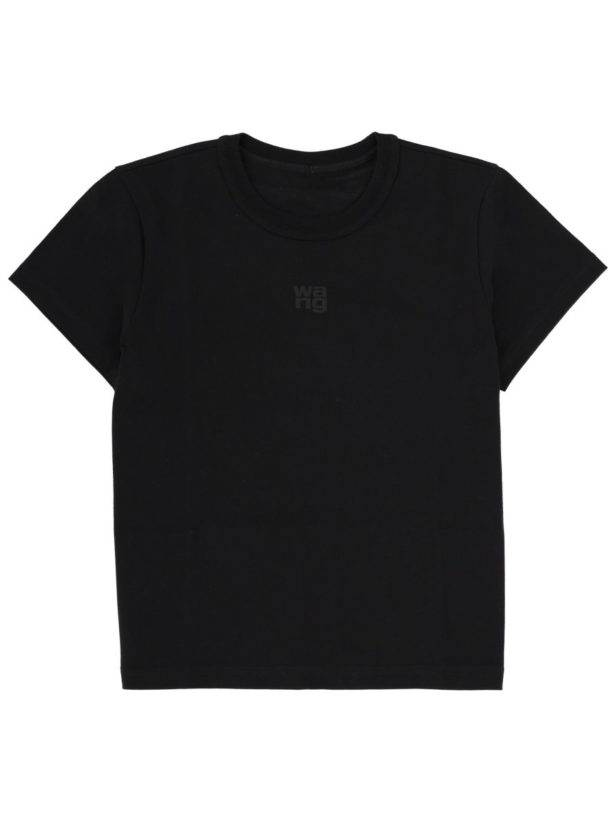 Explore the authentic ALEXANDERWANG.T women's "ESSENTIAL SHRUNK" T-SHIRT in Black