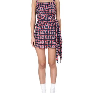 Explore the authentic Boutique Moschino women's "EYELETS" TOP in MULTICOLOUR