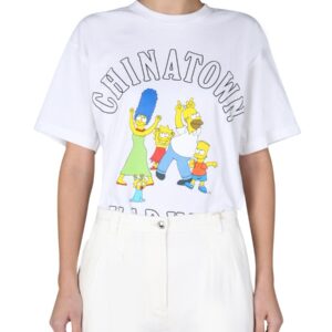 Explore the authentic CHINATOWN MARKET X THE SIMPSONS unisex "FAMILY SIMPSON" T-SHIRT in White
