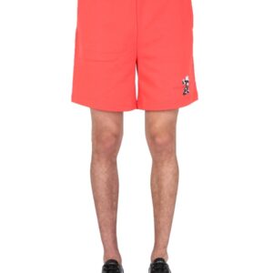 Discover the authentic Helmut Lang men's "FIGURE" BERMUDA in Red