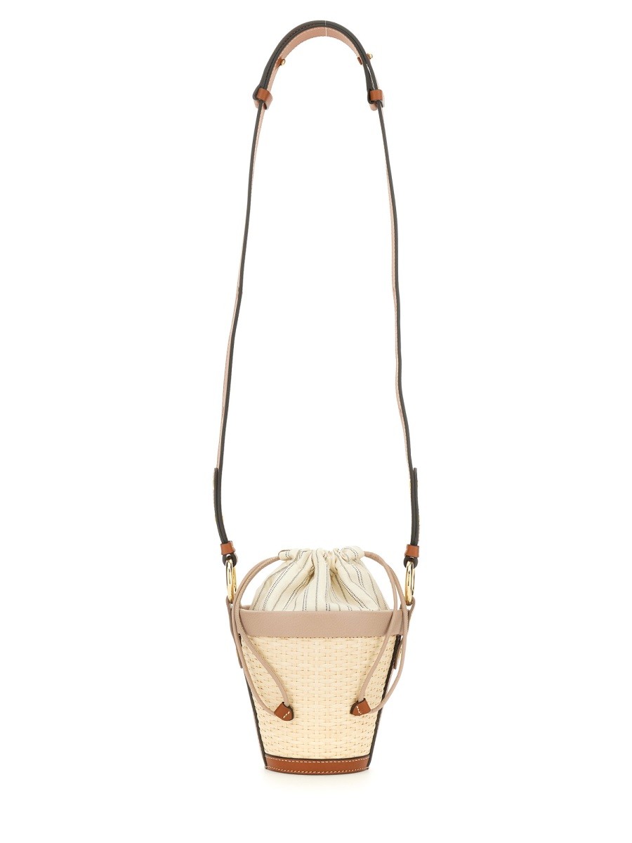 Refresh your wardrobe with the Maison Margiela women's FIRE BUCKET BAG in POWDER