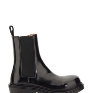 Explore the authentic Bottega Veneta women's FIREMAN CHELSEA BOOT in Black
