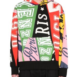 Elevate your look with the Kenzo men's FLAG SWEATSHIRT in MULTICOLOUR