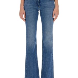 Discover the authentic Off-white women's FLARE JEANS in Blue