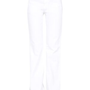 Discover the authentic RAF SIMONS women's FLARED JEANS in White
