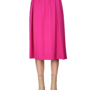 Refresh your wardrobe with the Moschino women's FLARED MIDI SKIRT in Purple