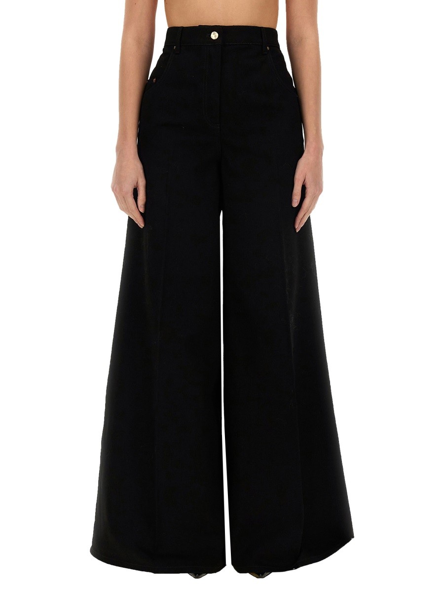 Discover the authentic NINA RICCI women's FLARED PANTS in Black