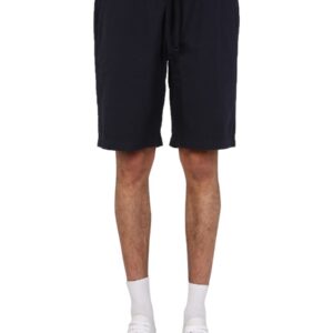 Refresh your wardrobe with the UNIVERSAL WORKS men's FLEECE BERMUDA in Blue
