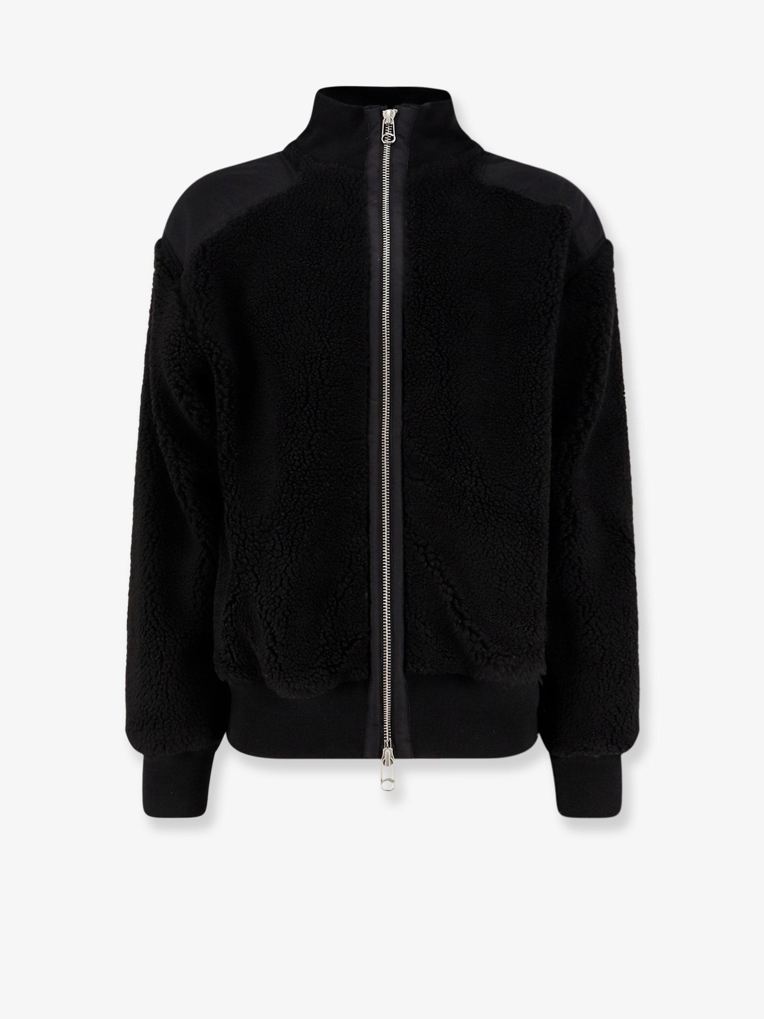 Discover the authentic OAMC PEACEMAKER men's Fleece synthetic fur bomber in Black