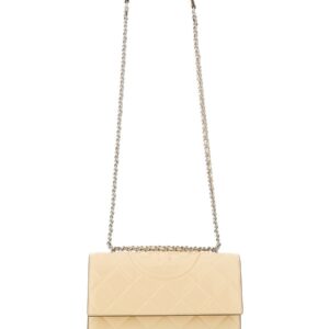 Refresh your wardrobe with the Tory Burch women's "FLEMING" BAG in beige