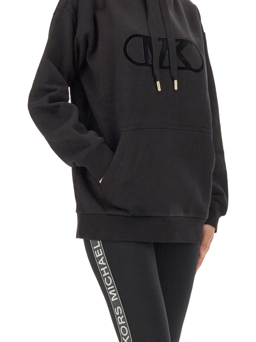 FLOCKED LOGO SWEATSHIRT - Image 4