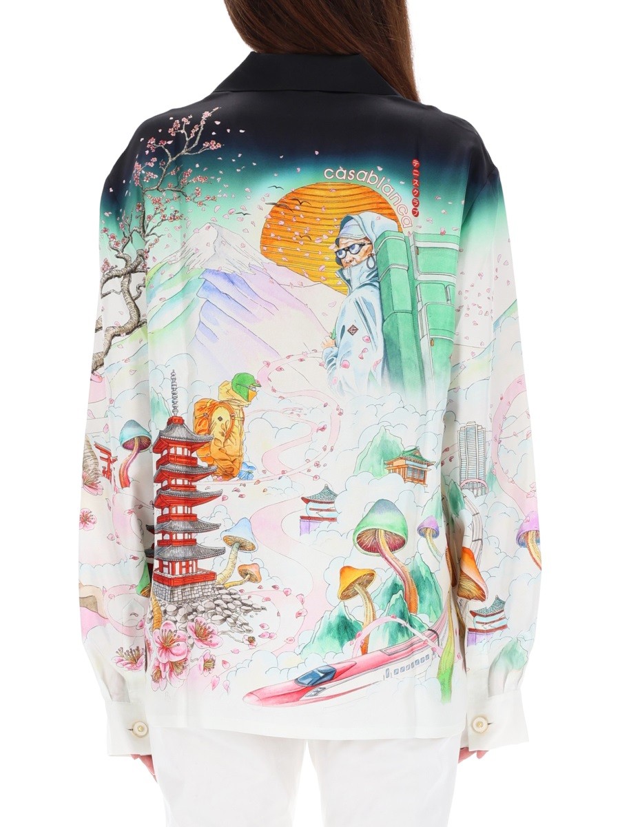 "FLOWER" PRINT SHIRT - Image 3