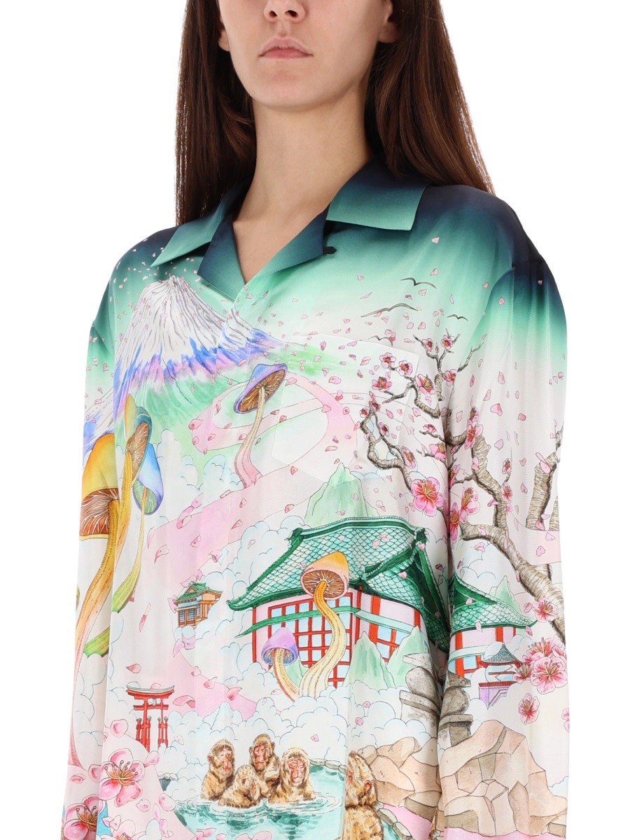 "FLOWER" PRINT SHIRT - Image 4