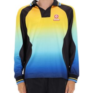Refresh your wardrobe with the CASABLANCA men's FOOTBALL T-SHIRT in MULTICOLOUR