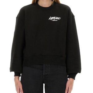 Elevate your look with the Kenzo women's "FUTURE" SWEATSHIRT in Black