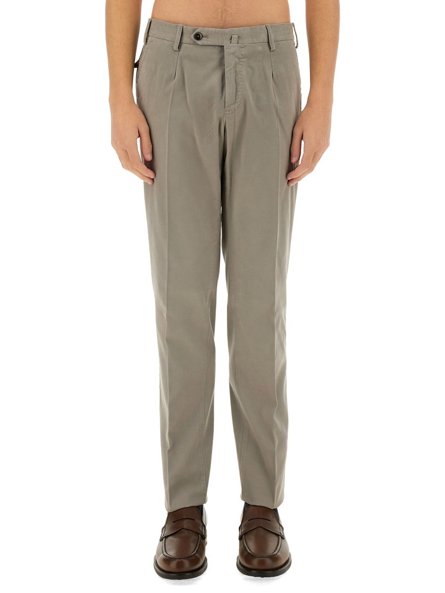 Discover the authentic Pt Torino men's GABARDINE PANTS in Grey