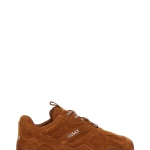 Elevate your look with the Versace women's "GALAXIA" SNEAKER in Brown