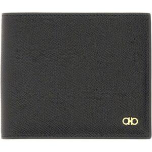 Discover the authentic Ferragamo men's GANCINI WALLET in Black