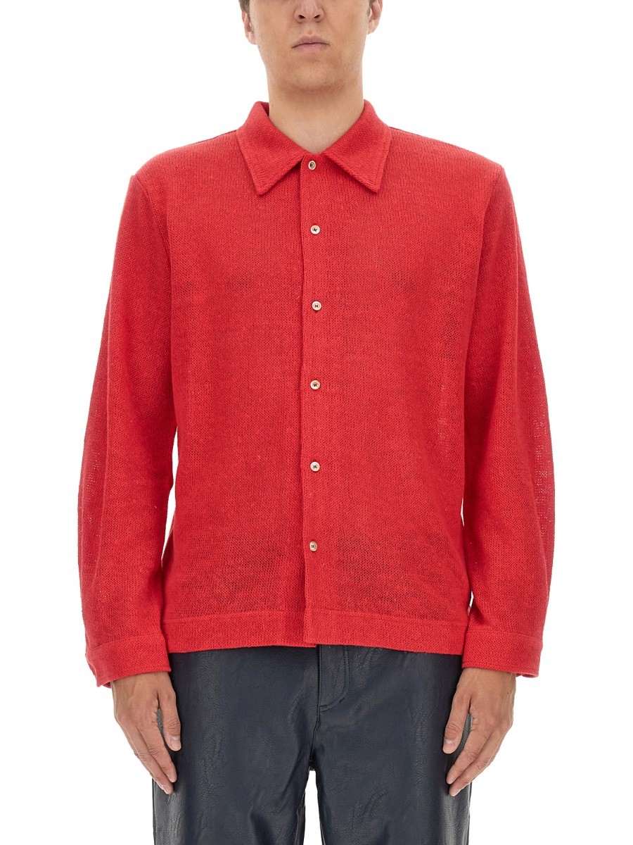 Discover the authentic SÉFR men's GARCIA SHIRT in Red