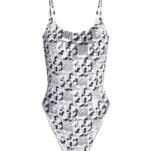 Discover the authentic Tory Burch women's "GEMINI LINK" ONE-PIECE SWIMSUIT in White