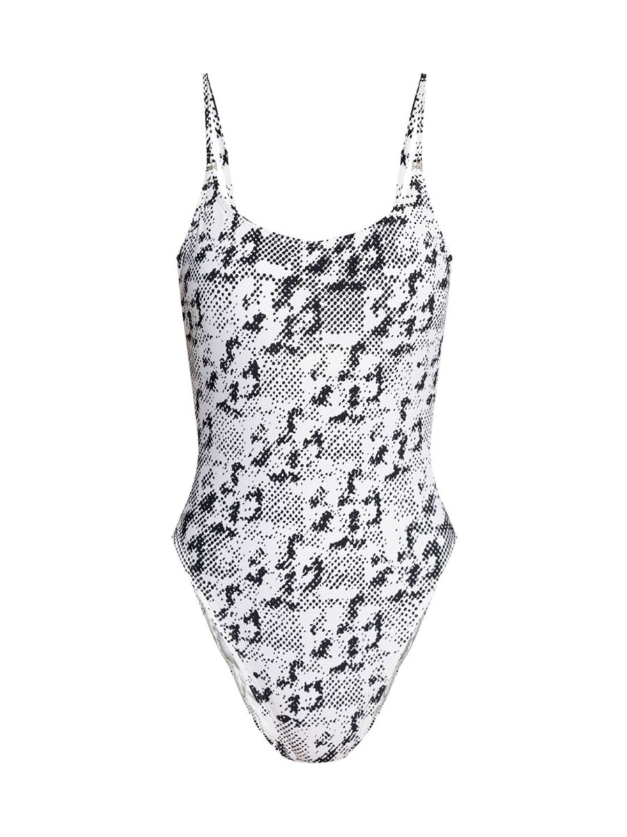 Discover the authentic Tory Burch women's "GEMINI LINK" ONE-PIECE SWIMSUIT in White