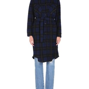 Refresh your wardrobe with the Woolrich women's "GENTRY" TRENCH in Blue