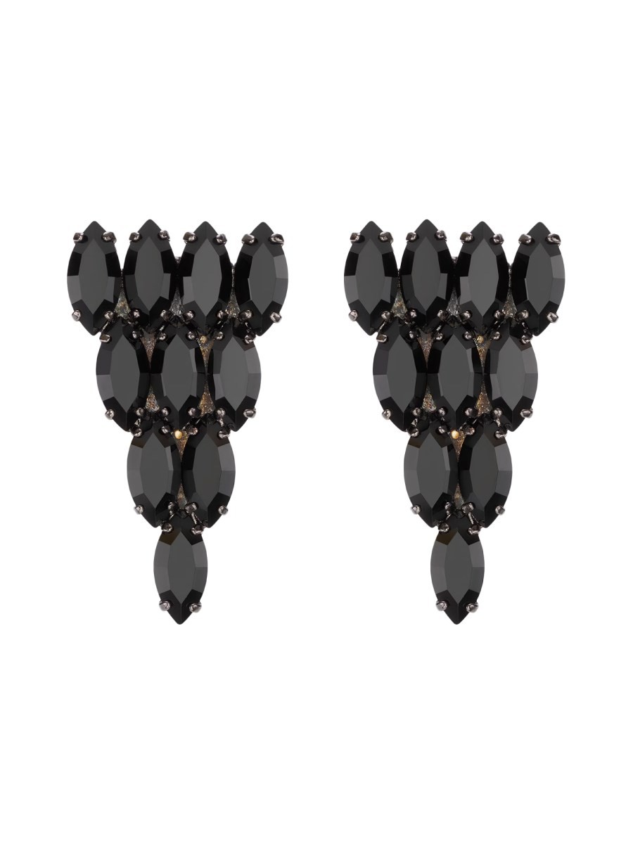 Refresh your wardrobe with the Gucci women's GEOMETRIC SHAPE EARRINGS in Black