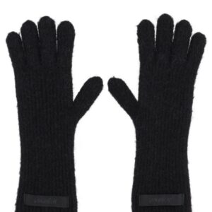 Discover the authentic JACQUEMUS women's GLOVES WITH LOGO in Black