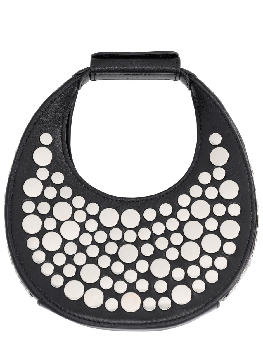 Refresh your wardrobe with the STAUD women's "GOOD NIGHT MOON" BAG in Black