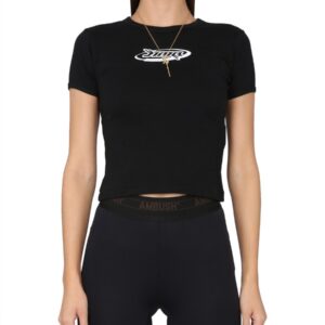 Discover the authentic AMBUSH women's GRAPHIC T-SHIRT in Black