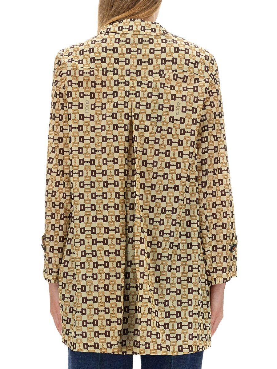GUCCI HORSEBIT PRINT COAT - Image 3