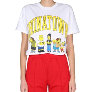 Refresh your wardrobe with the CHINATOWN MARKET X THE SIMPSONS unisex "HA HA" T-SHIRT in White