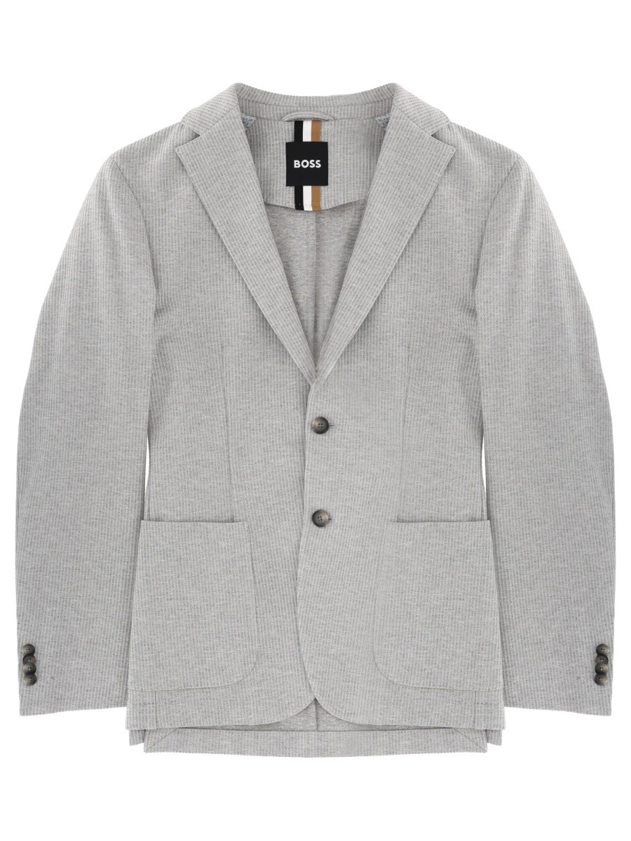 Discover the authentic Boss men's "HANRY" JACKET in Silver