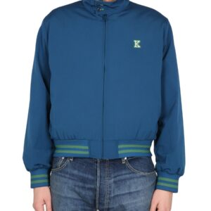 Refresh your wardrobe with the Kenzo men's HARRINGTON JACKET in Blue