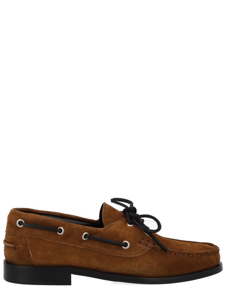 Discover the authentic AEYDE women's "HARRIS" SUEDE LOAFER in Brown