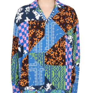 Explore the authentic MARCELO BURLON COUNTY OF MILAN men's HAWAII MIX & MATCH SHIRT in Blue