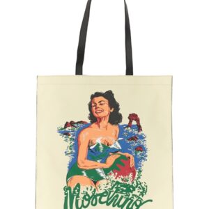 Refresh your wardrobe with the Moschino men's HAWAIIAN PRINT TOTE BAG in Yellow